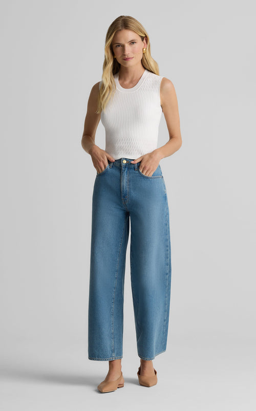 Wren Shell in Fine Mixed Knit