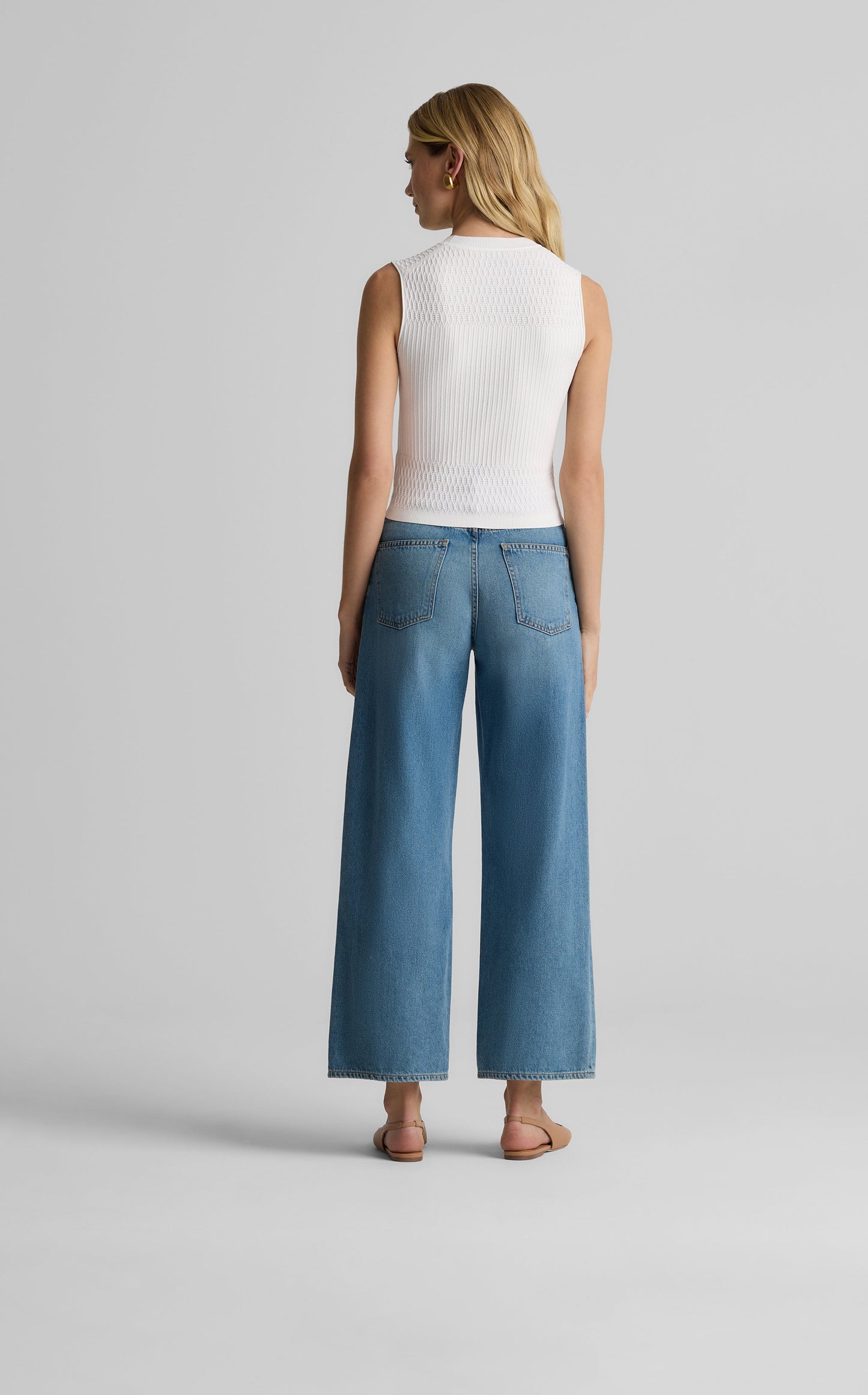 Wren Shell in Fine Mixed Knit