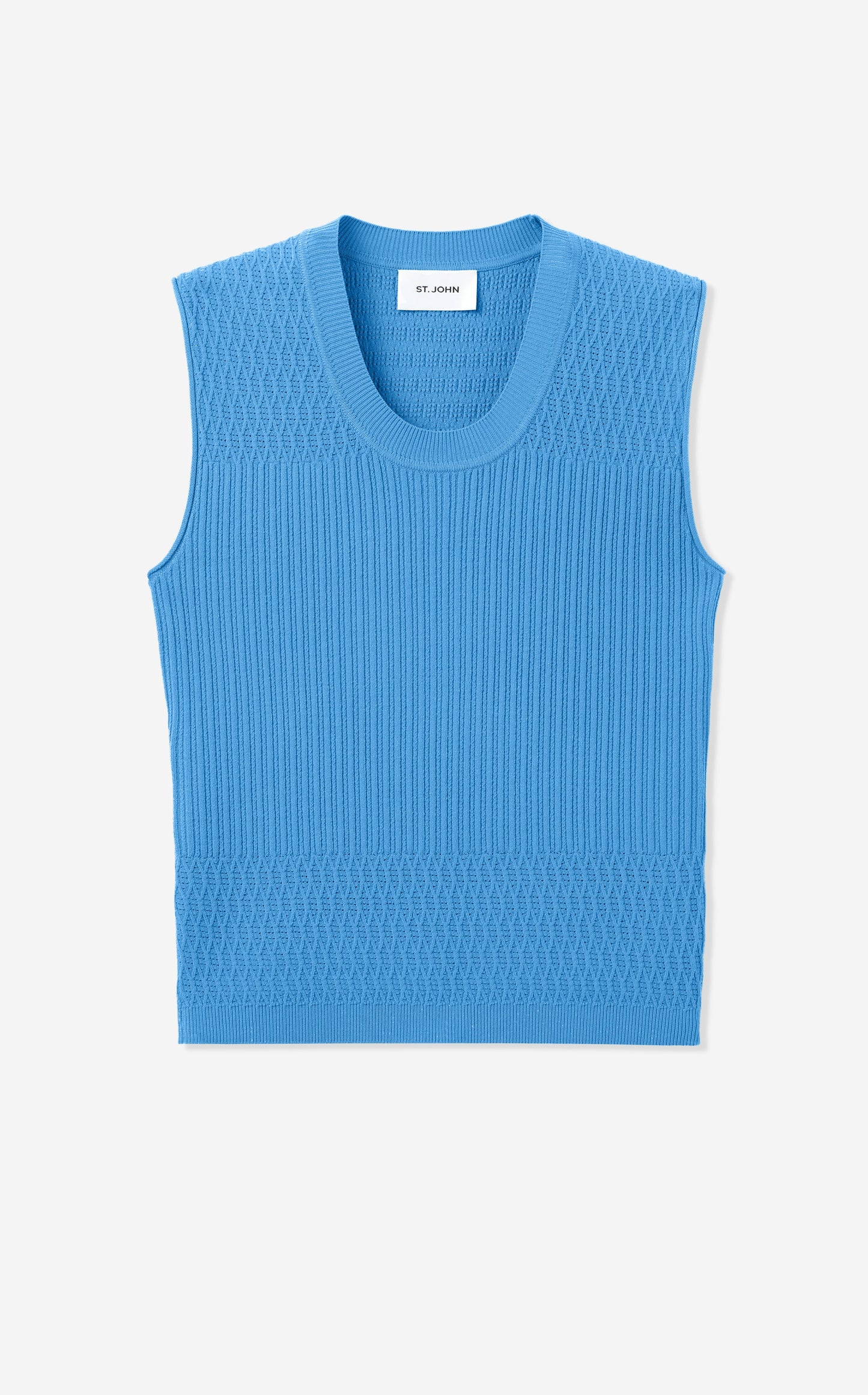 Wren Shell in Fine Mixed Rib Knit