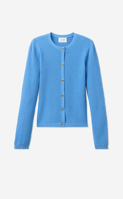 River Cardigan in Fine Mixed Knit