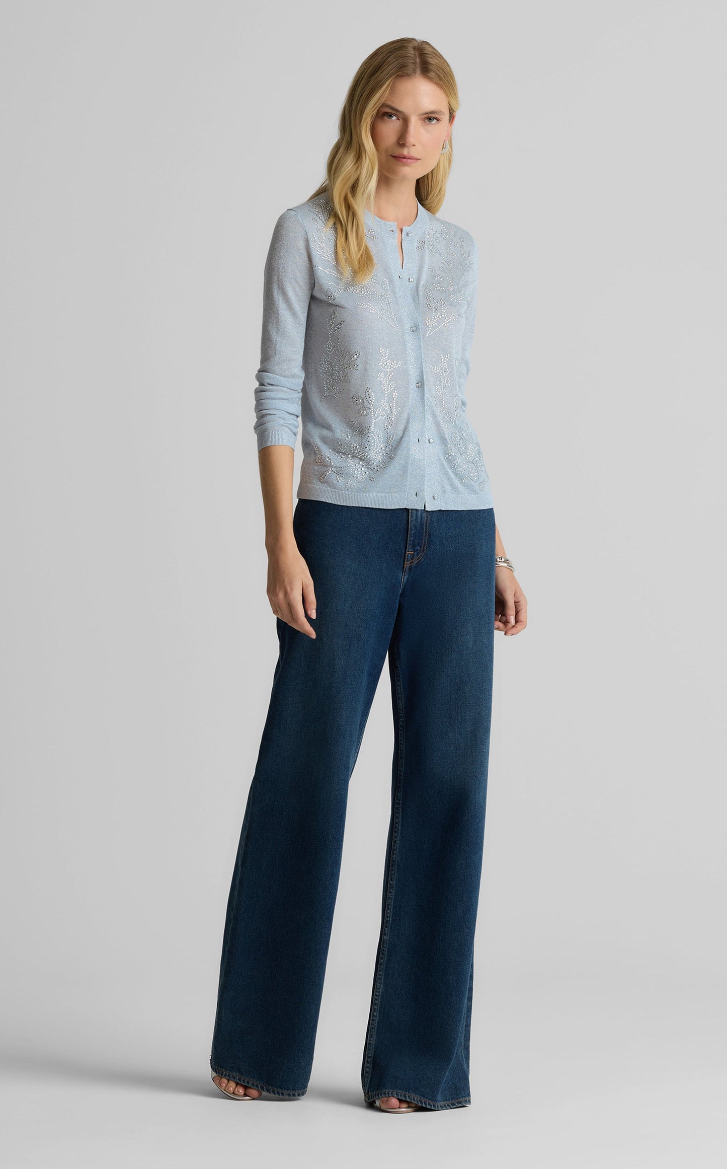 Dawn Cardigan in Embellished Knit