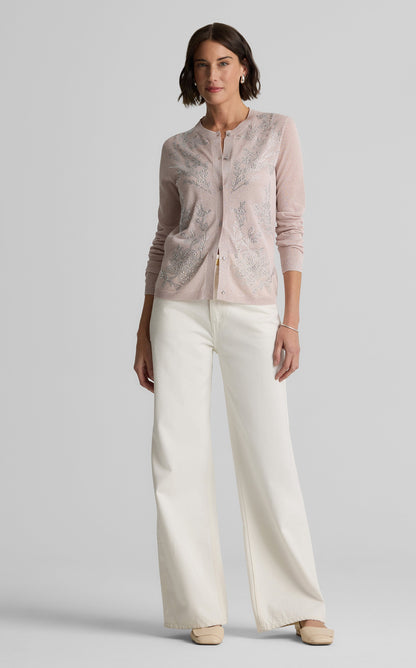 Dawn Cardigan in Embellished Knit