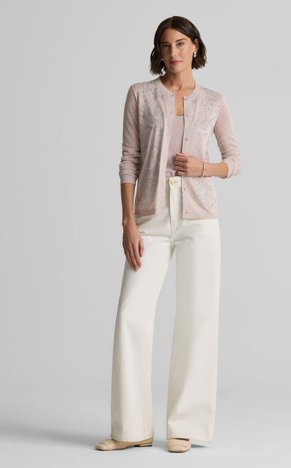 Dawn Cardigan in Embellished Knit