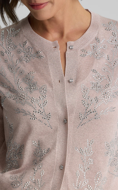 Dawn Cardigan in Embellished Knit