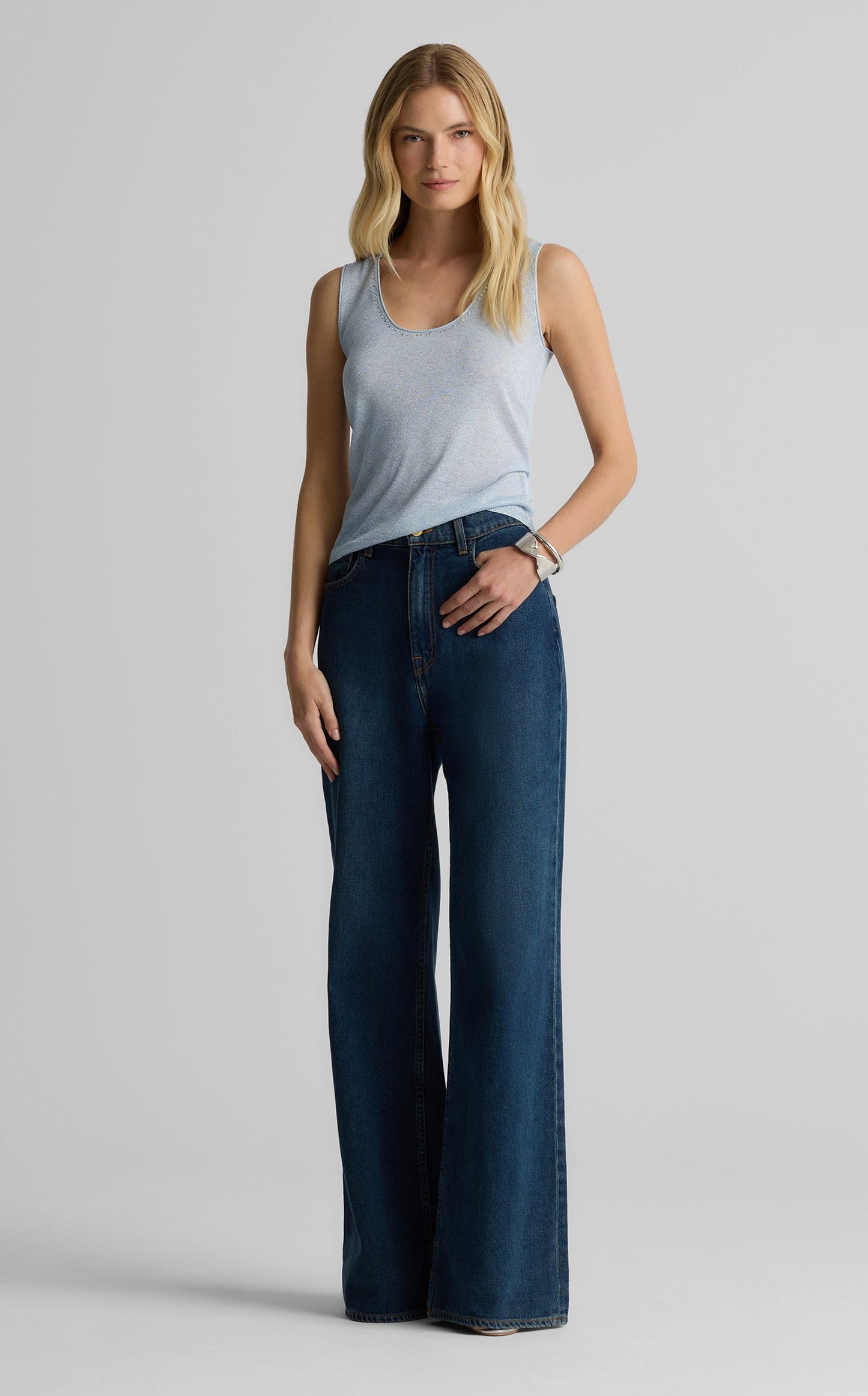 Diana Shell in Metallic Knit