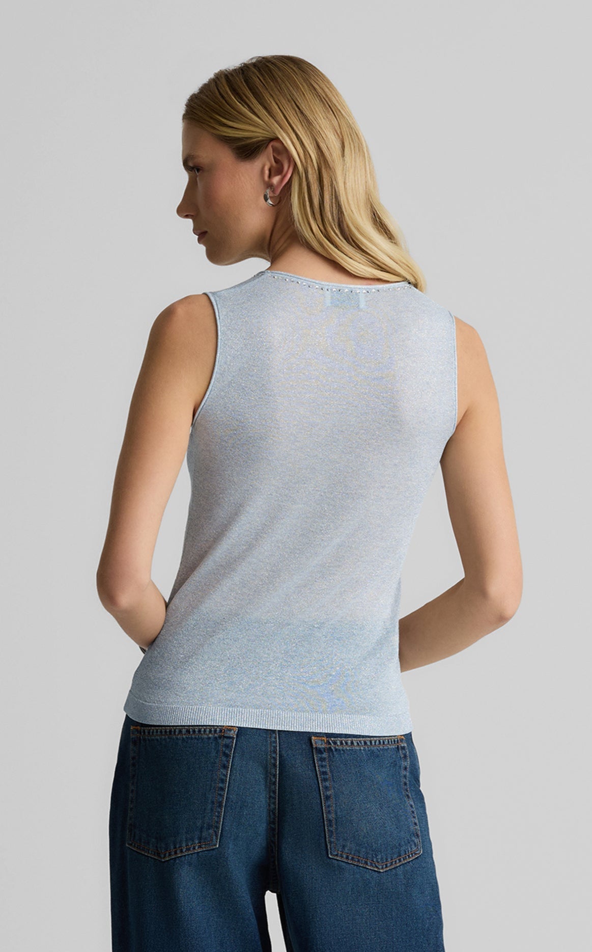 Diana Shell in Metallic Knit