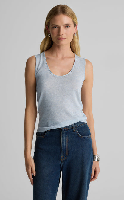 Diana Shell in Metallic Knit