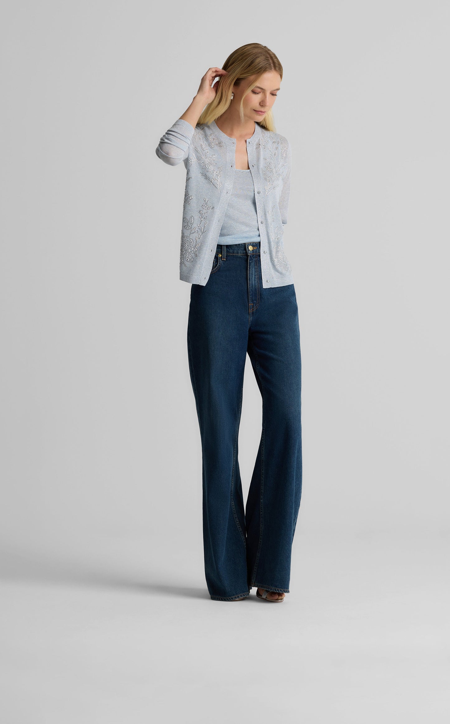 Diana Shell in Metallic Knit