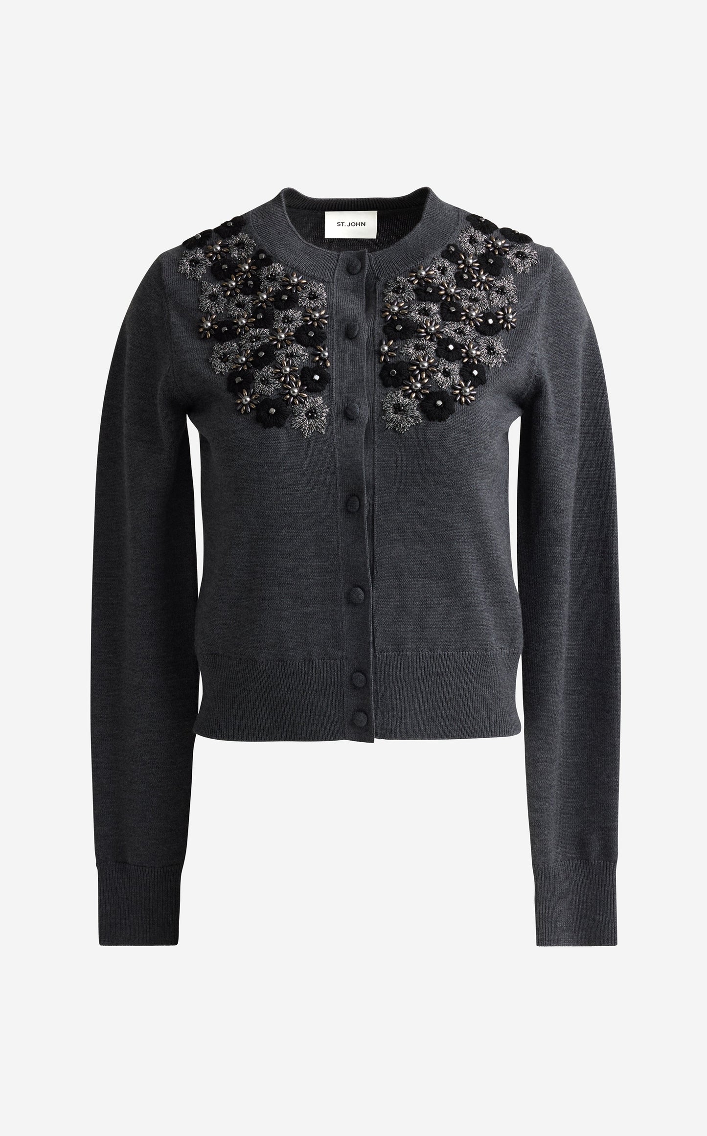 Seraphina Cardigan in Hand Beaded Knit