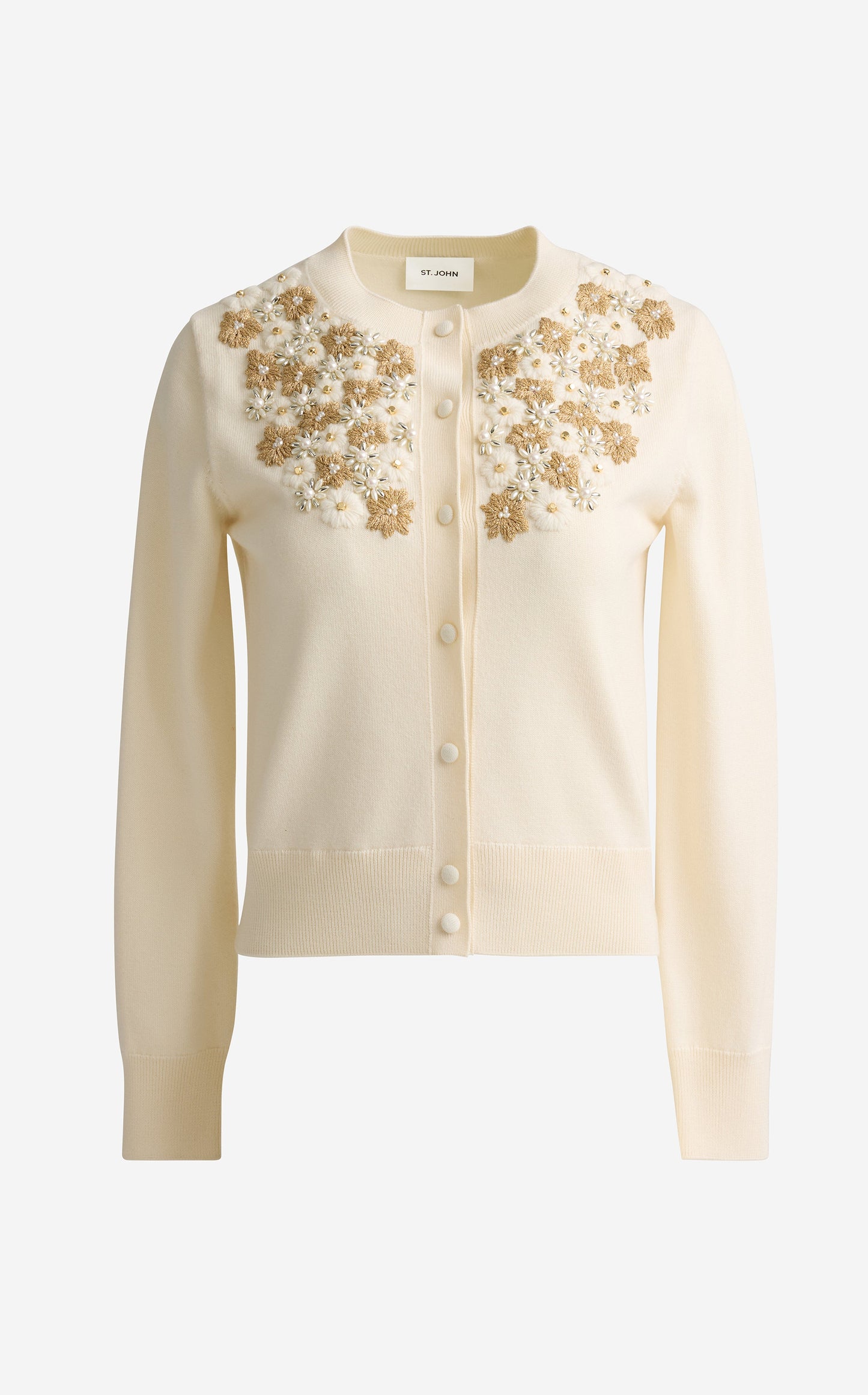 Seraphina Cardigan in Hand Beaded Knit