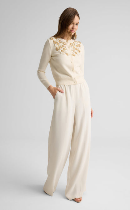 Seraphina Cardigan in Hand Beaded Knit