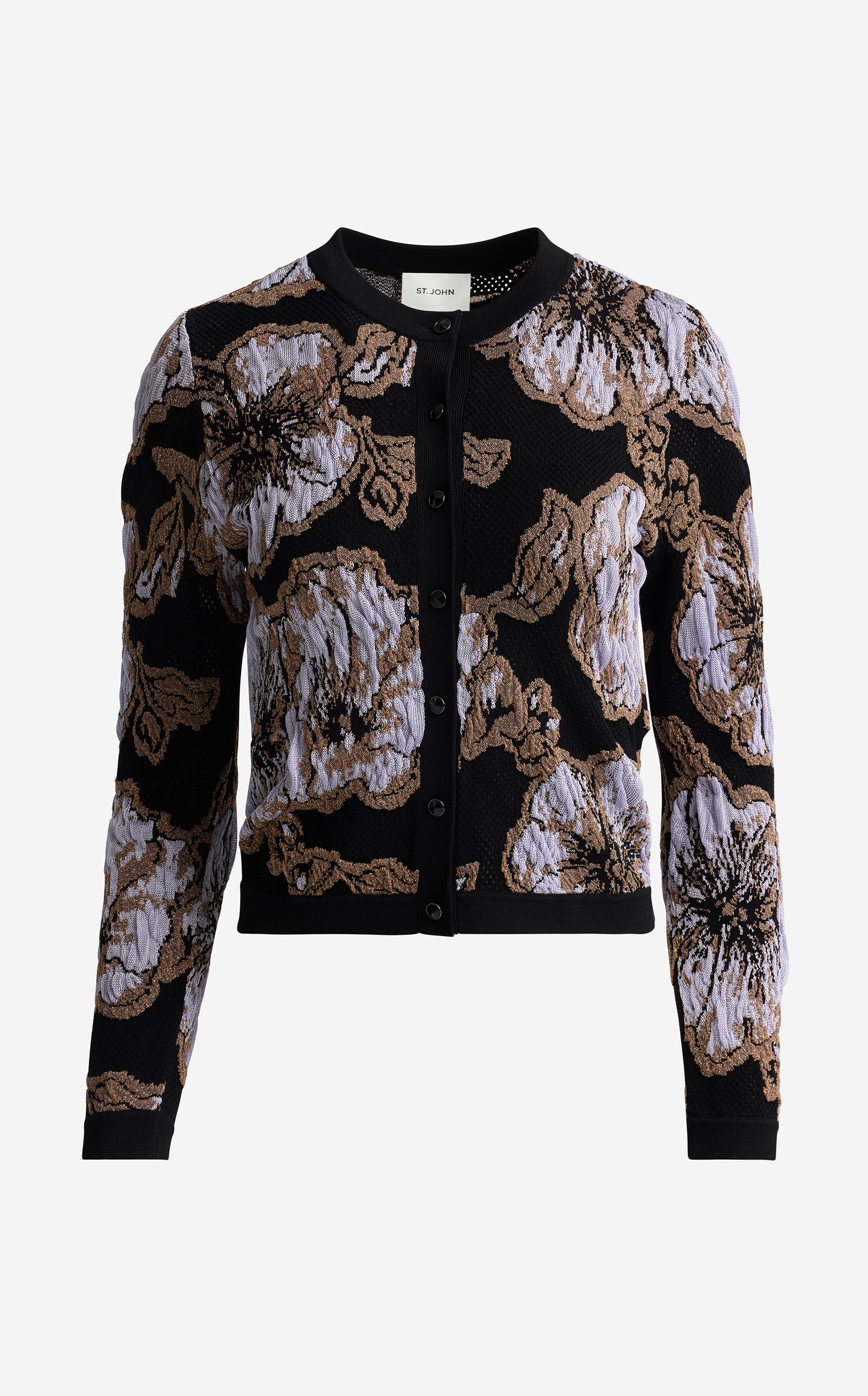 Marlene Cardigan in Poppy Floral Knit