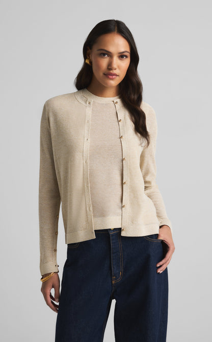Fine Lurex Cardigan