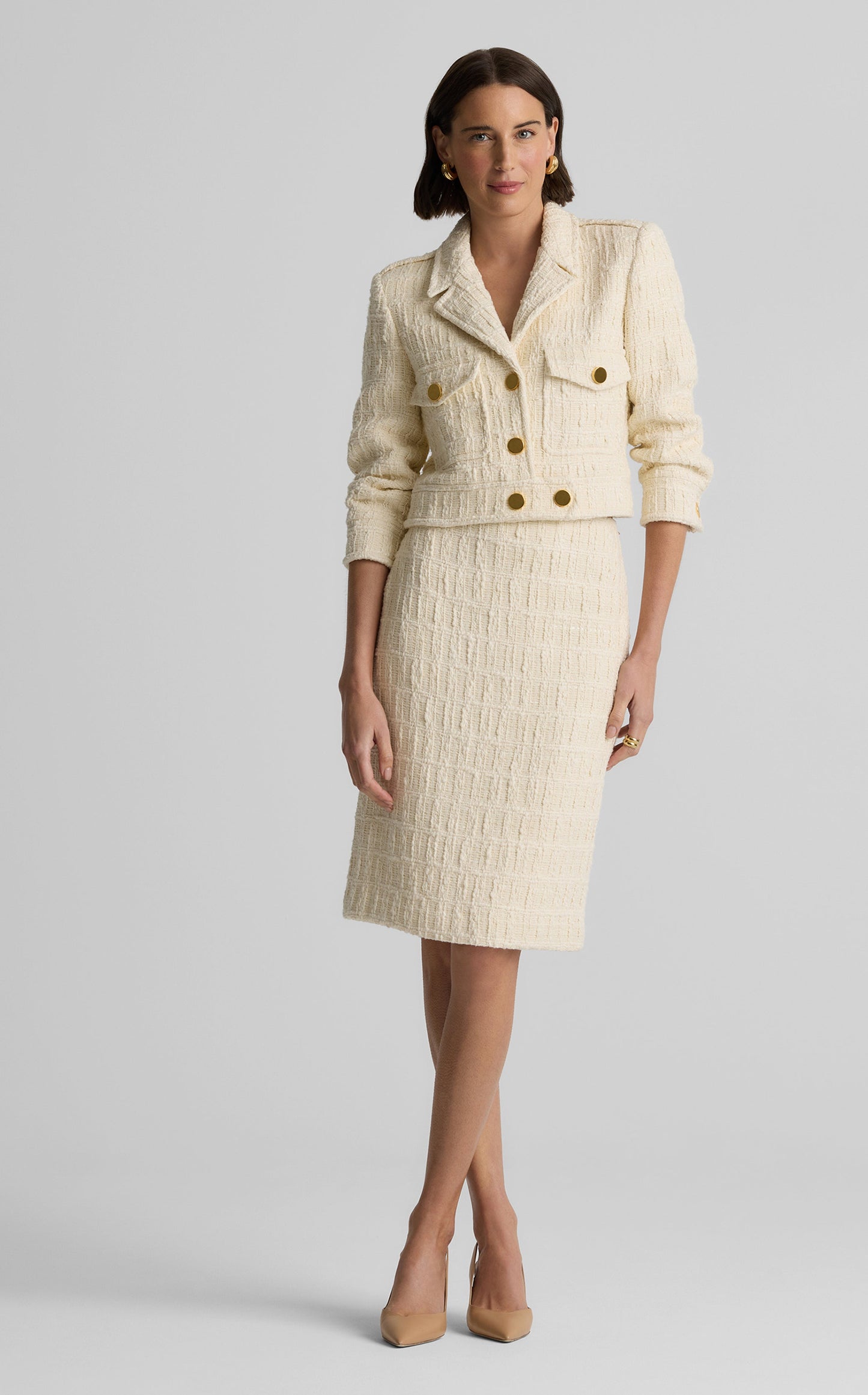 Skyler Skirt in Foundry Tweed