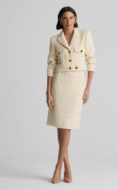 Skyler Skirt in Foundry Tweed