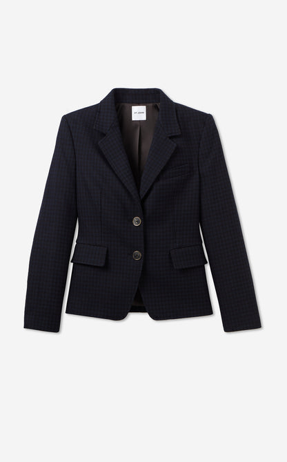 Parker Jacket in Stretch Houndstooth