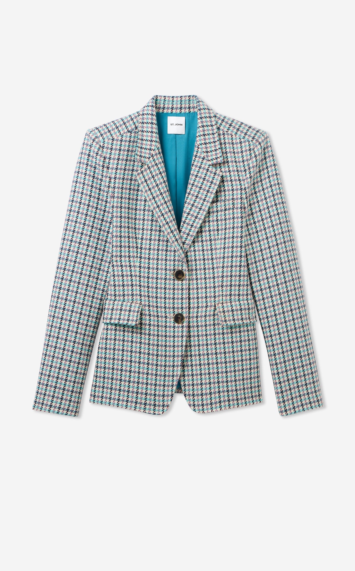 Parker Jacket in Stretch Houndstooth