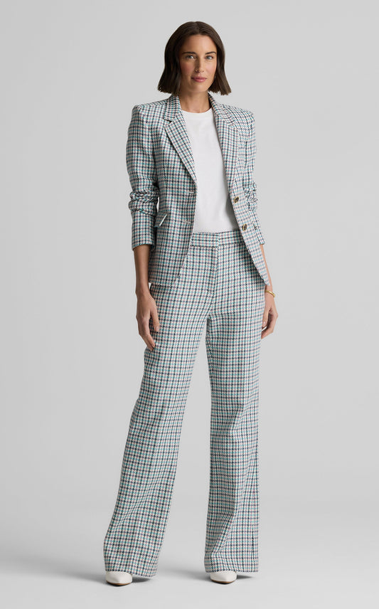 Parker Jacket in Stretch Houndstooth