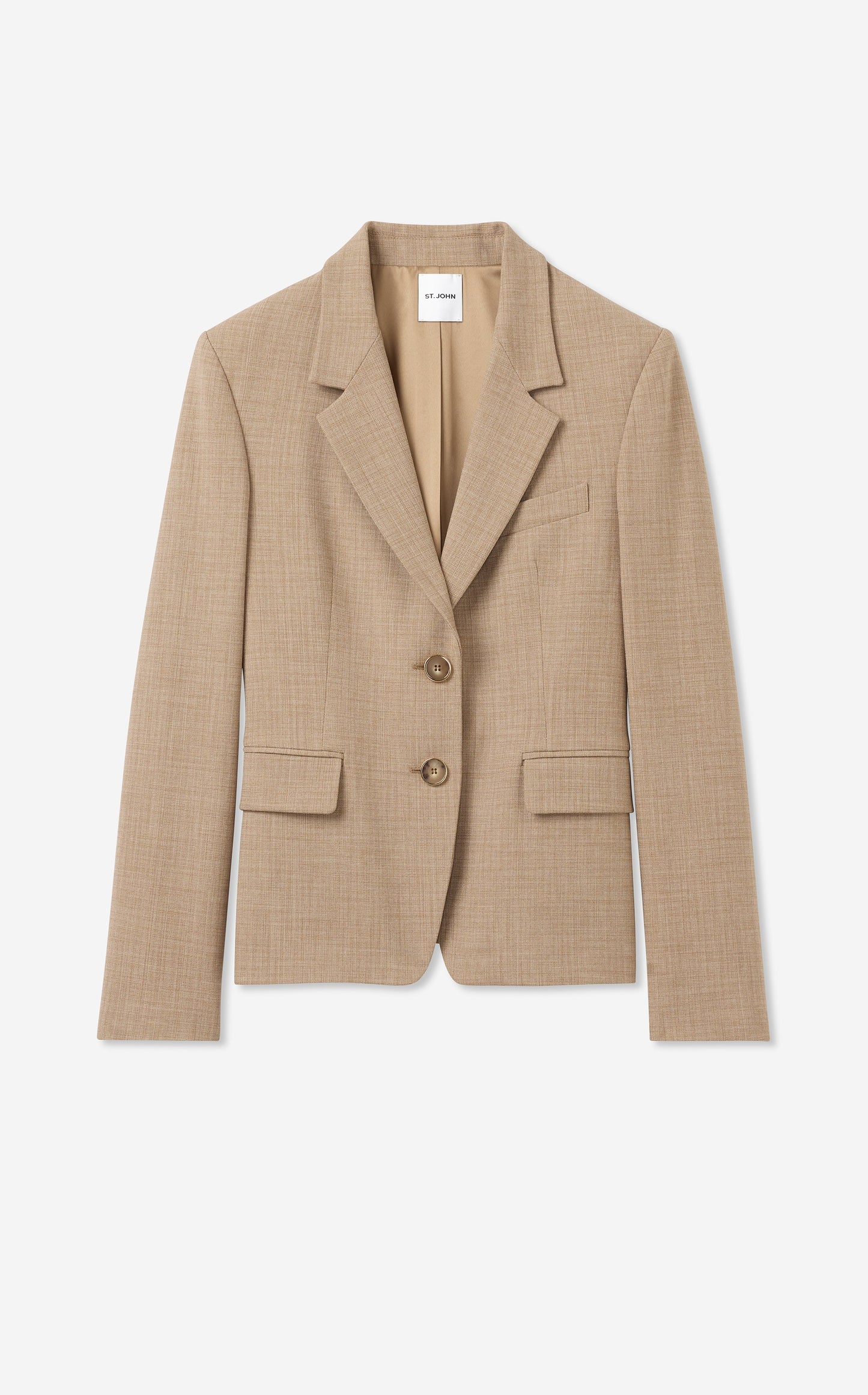 Paige Jacket in Stretch Plaid Suiting