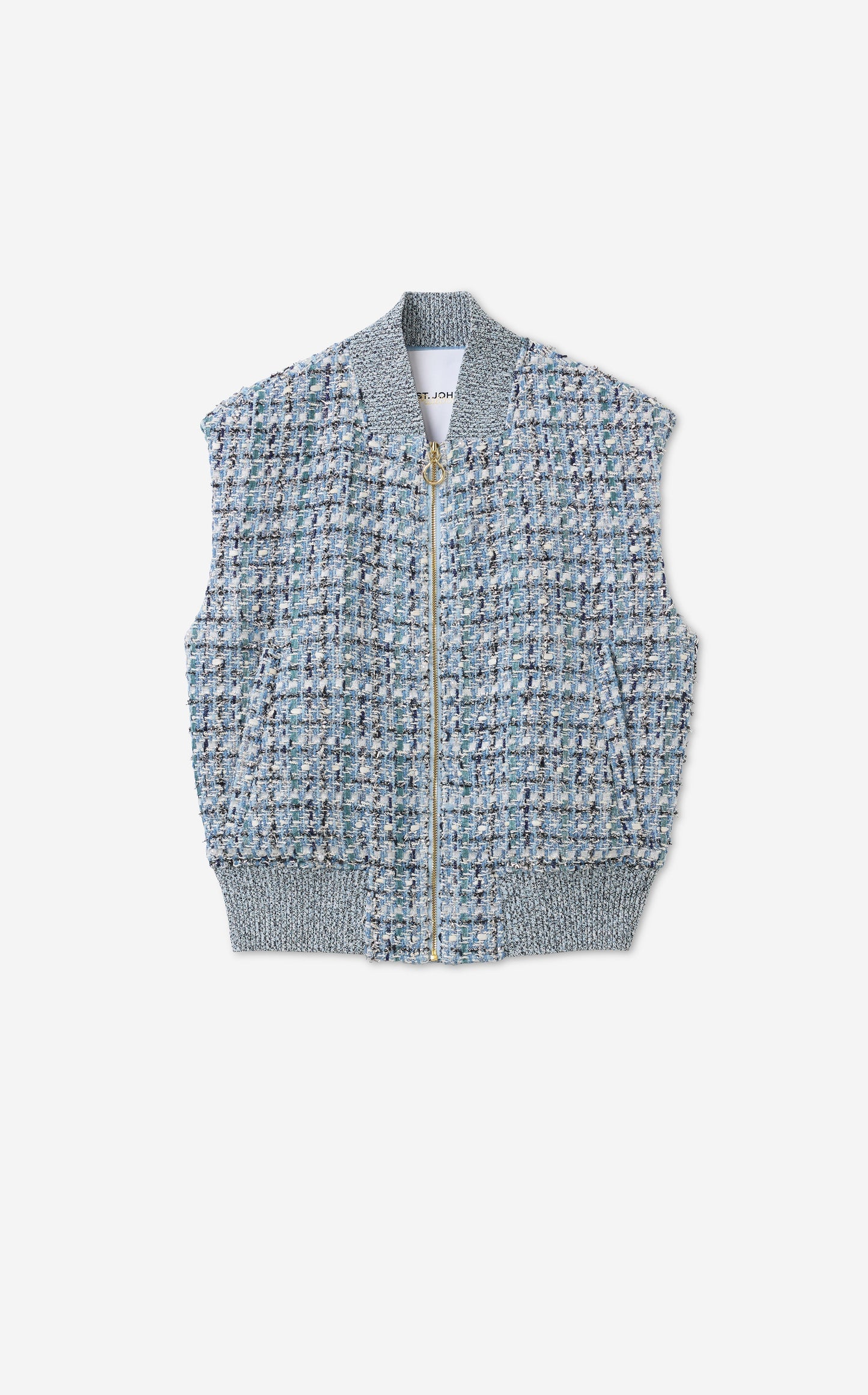 Gigi Vest in St. John x Malbon Signature Tweed