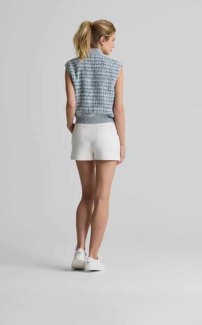 Gigi Vest in St. John x Malbon Signature Tweed