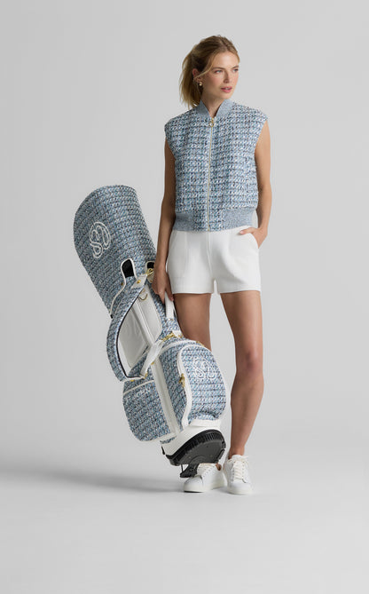 Gigi Vest in St. John x Malbon Signature Tweed