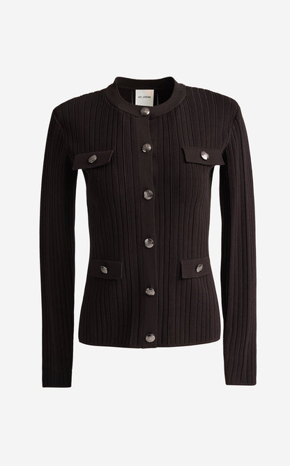 Libby Jacket in Robinson Rib Knit