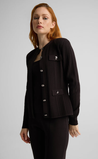 Libby Jacket in Robinson Rib Knit