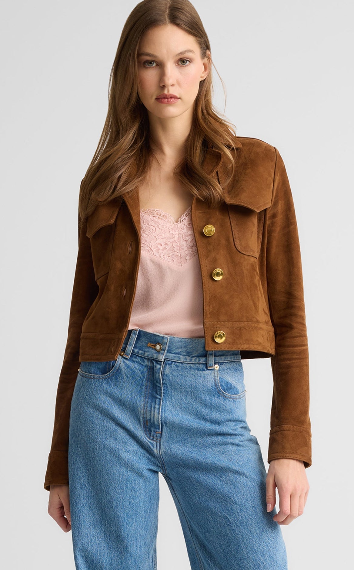 Laurel Jacket in Suede