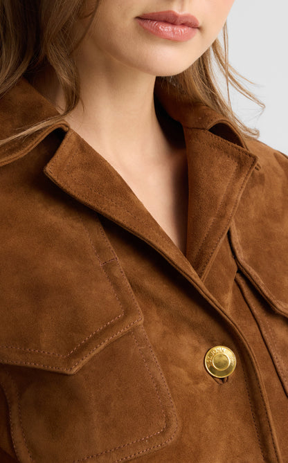 Laurel Jacket in Suede