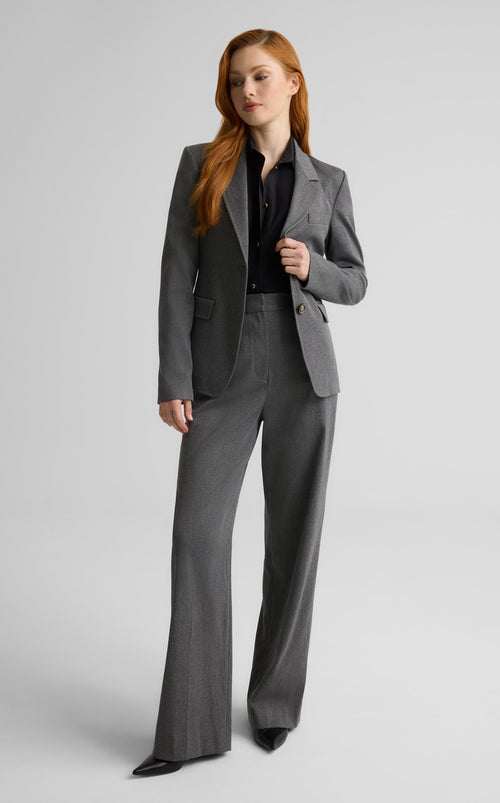 Amaris Jacket in Stretch Twill Suiting