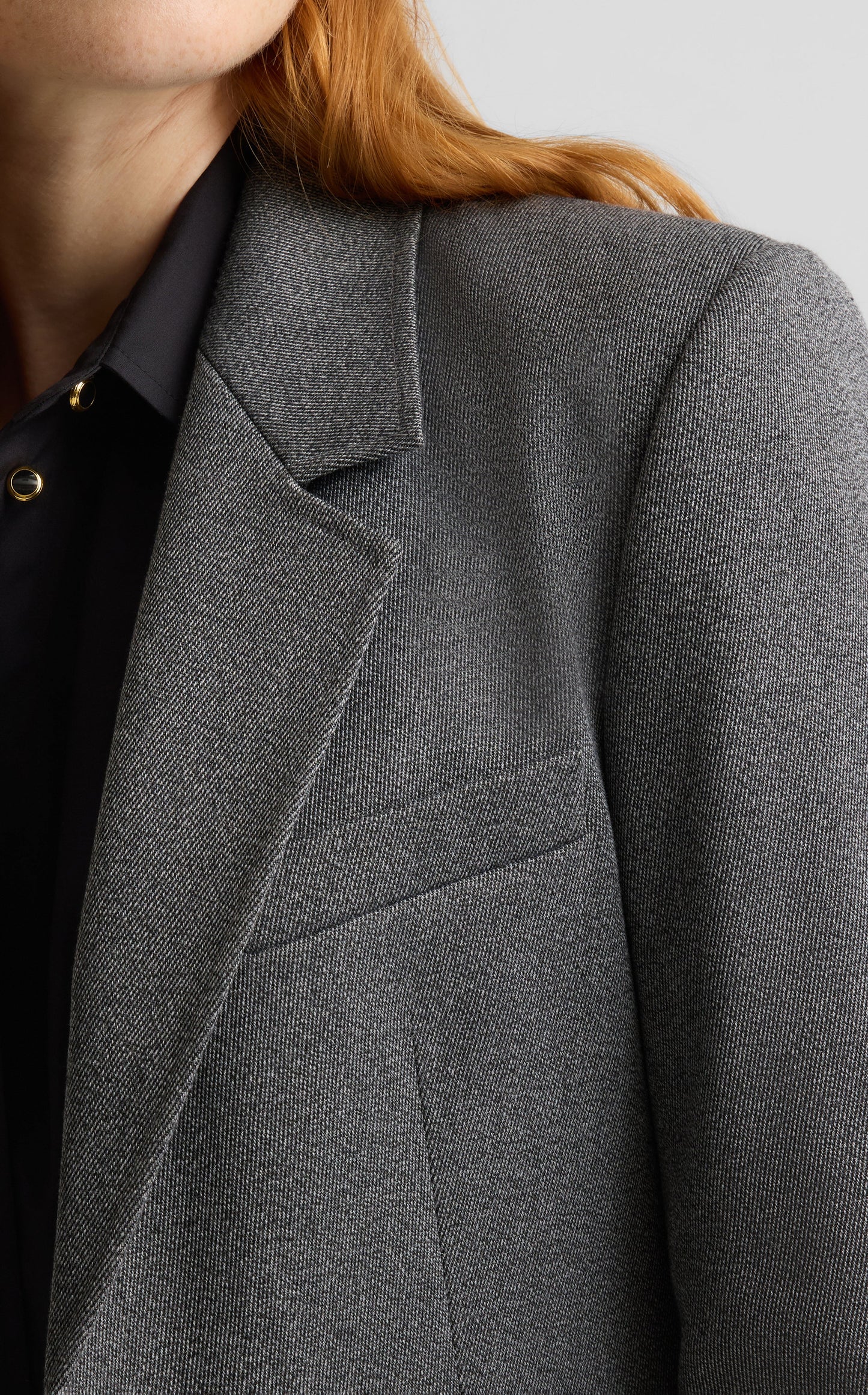 Amaris Jacket in Stretch Twill Suiting