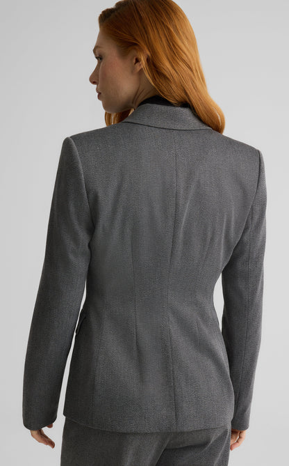 Amaris Jacket in Stretch Twill Suiting