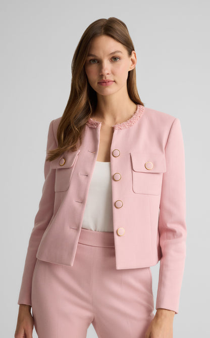 Rita Jacket in Stretch Twill Suiting