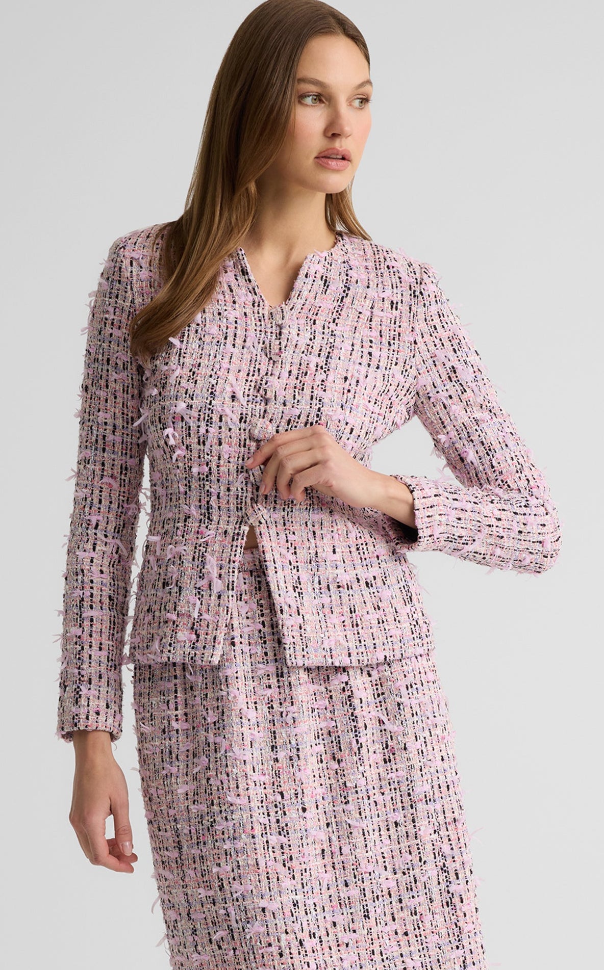 Anastasia Jacket in Ivy Tweed