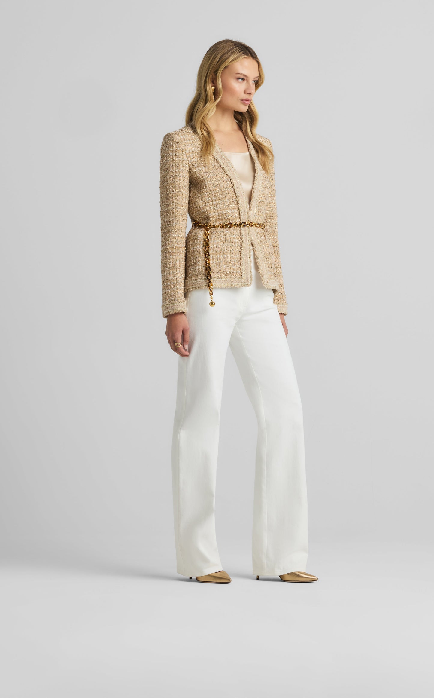 Josie Jacket in Linden Tweed