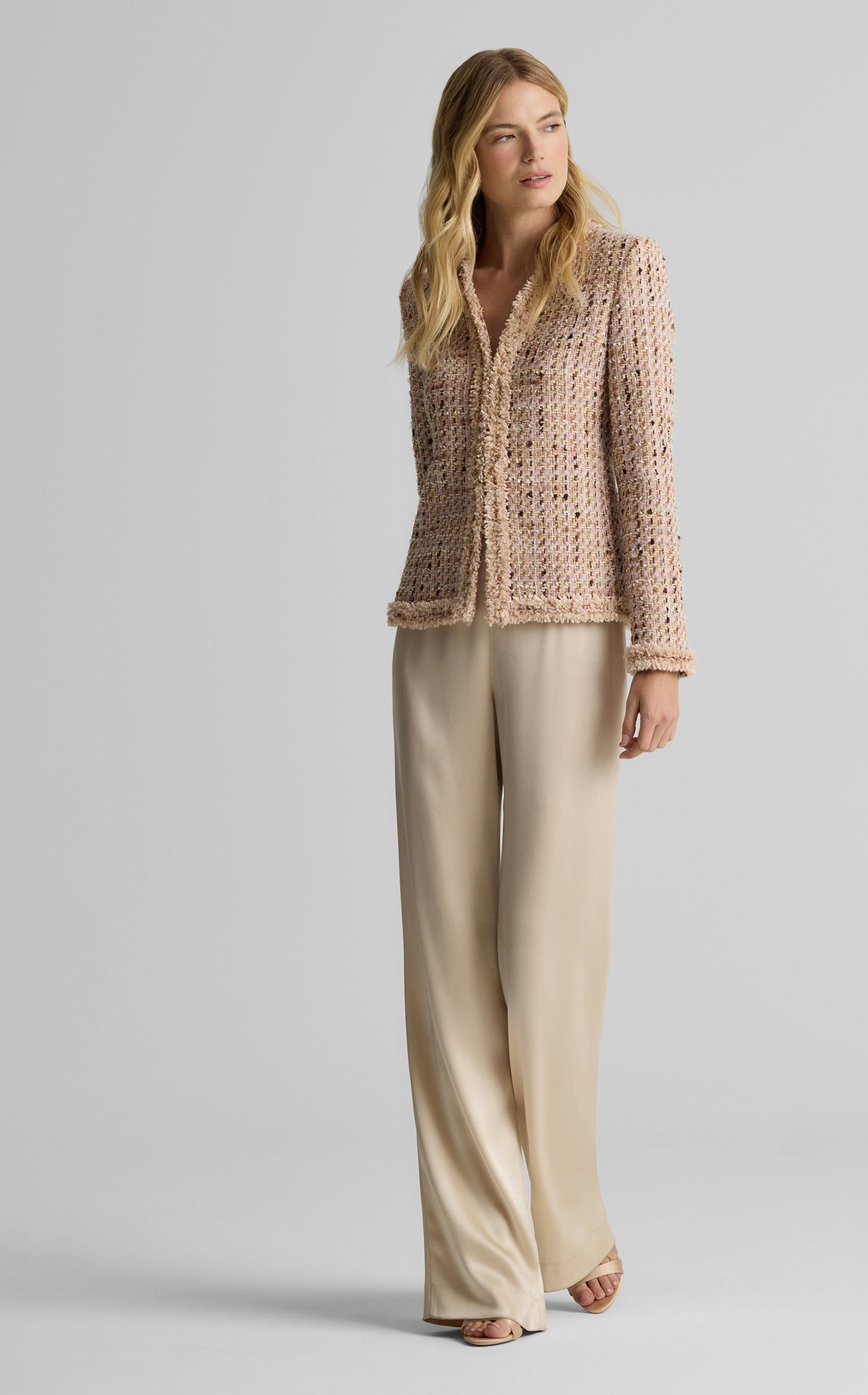 Susan Jacket in Metallic Tweed