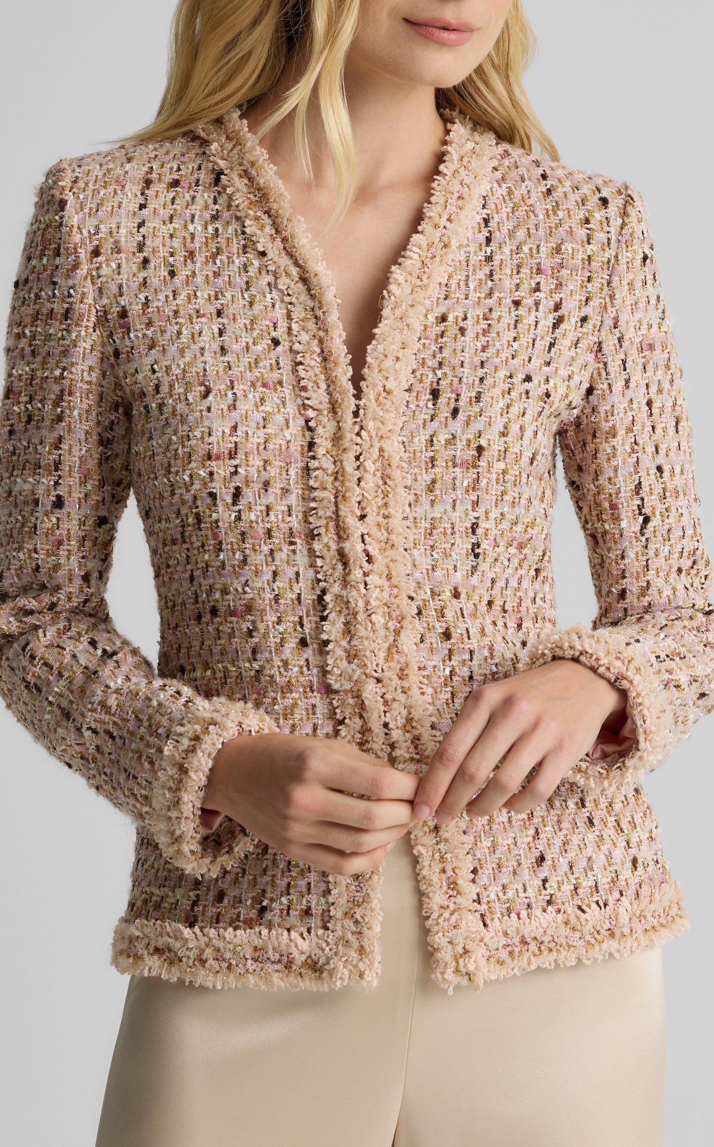 Susan Jacket in Metallic Tweed