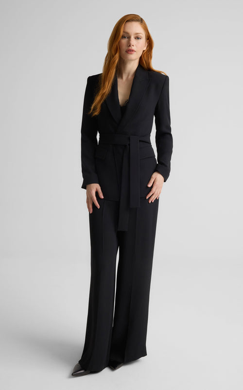 Juliana Jacket in Satin Back Crepe