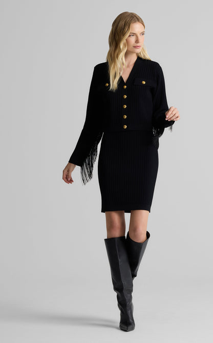 Belle Skirt in Rib Knit