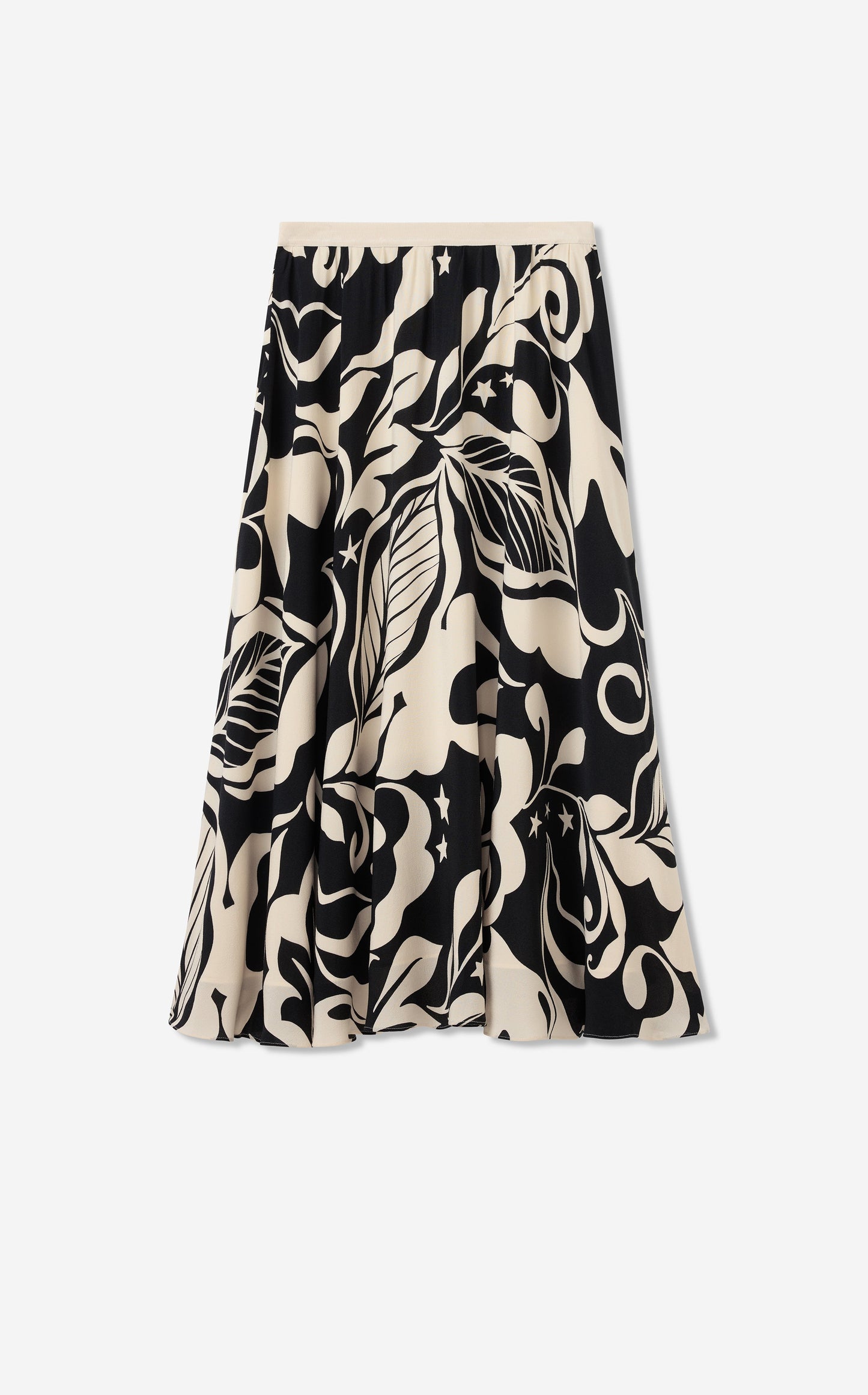 Eden Skirt in Leaf Print