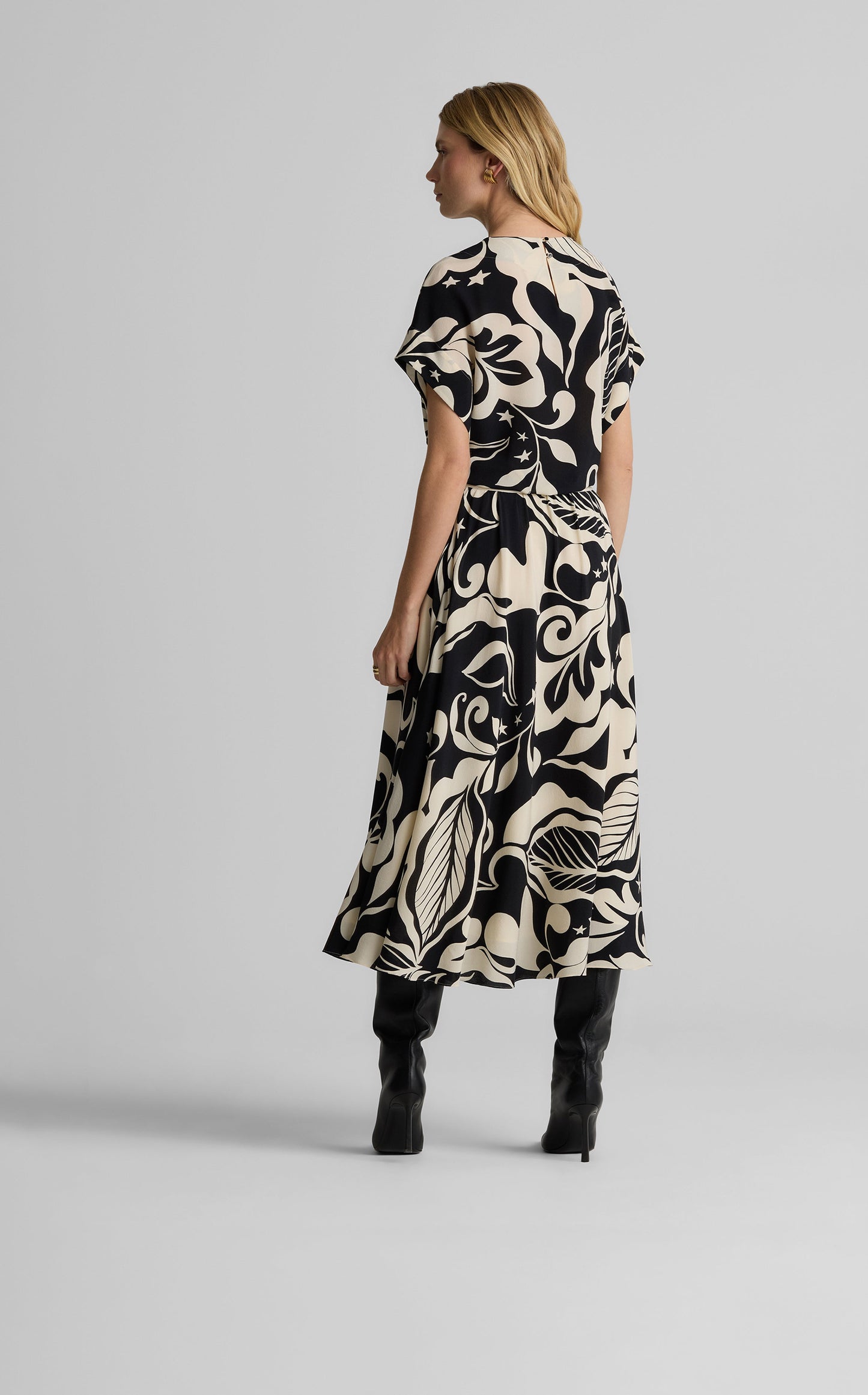 Eden Skirt in Leaf Print