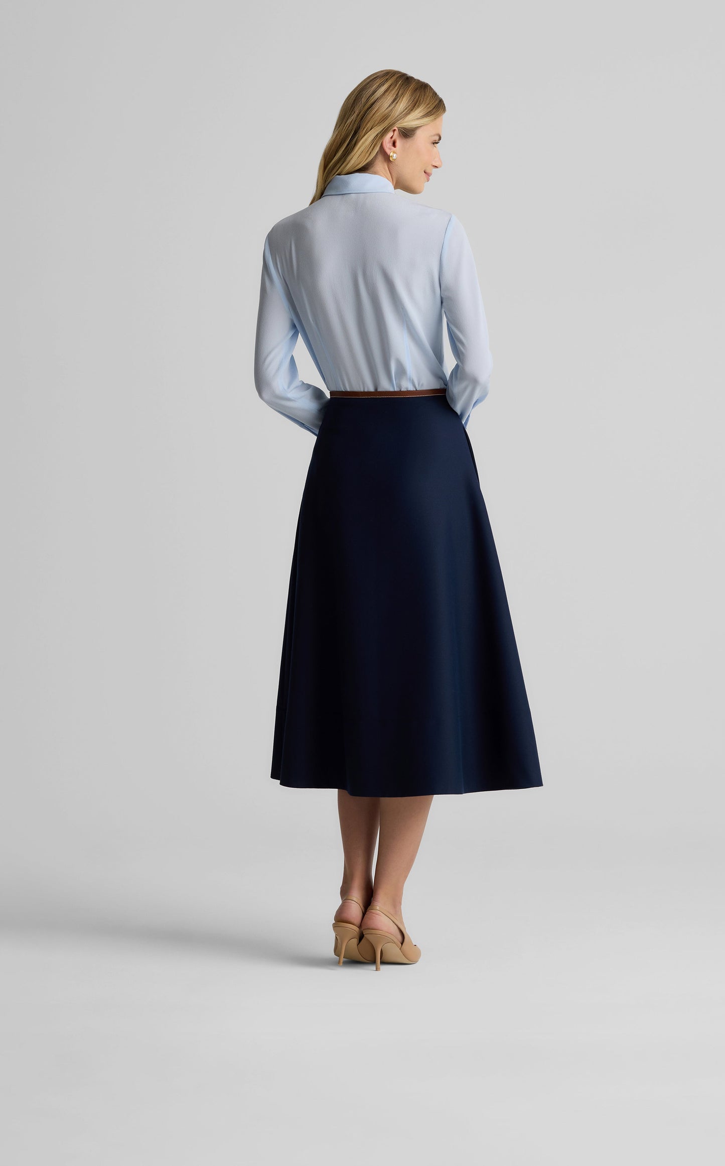 Rowan Skirt in Stretch Gabardine