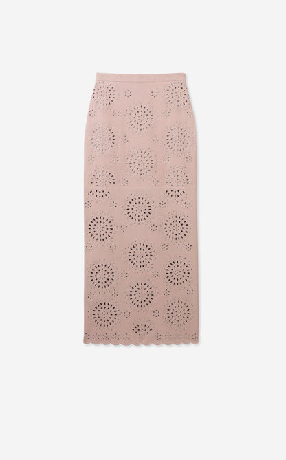 Quinn Skirt in Laser Cut Leather