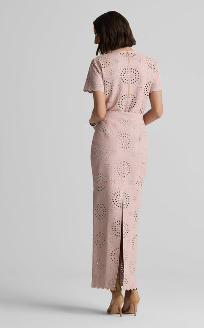 Quinn Skirt in Laser Cut Leather