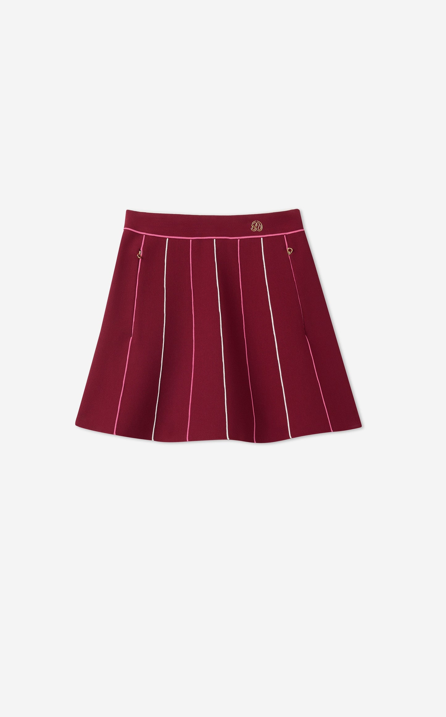 Serena Skirt in St. John x Malbon Santa Roma Knit