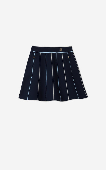 Serena Skirt in St. John x Malbon Santa Roma Knit