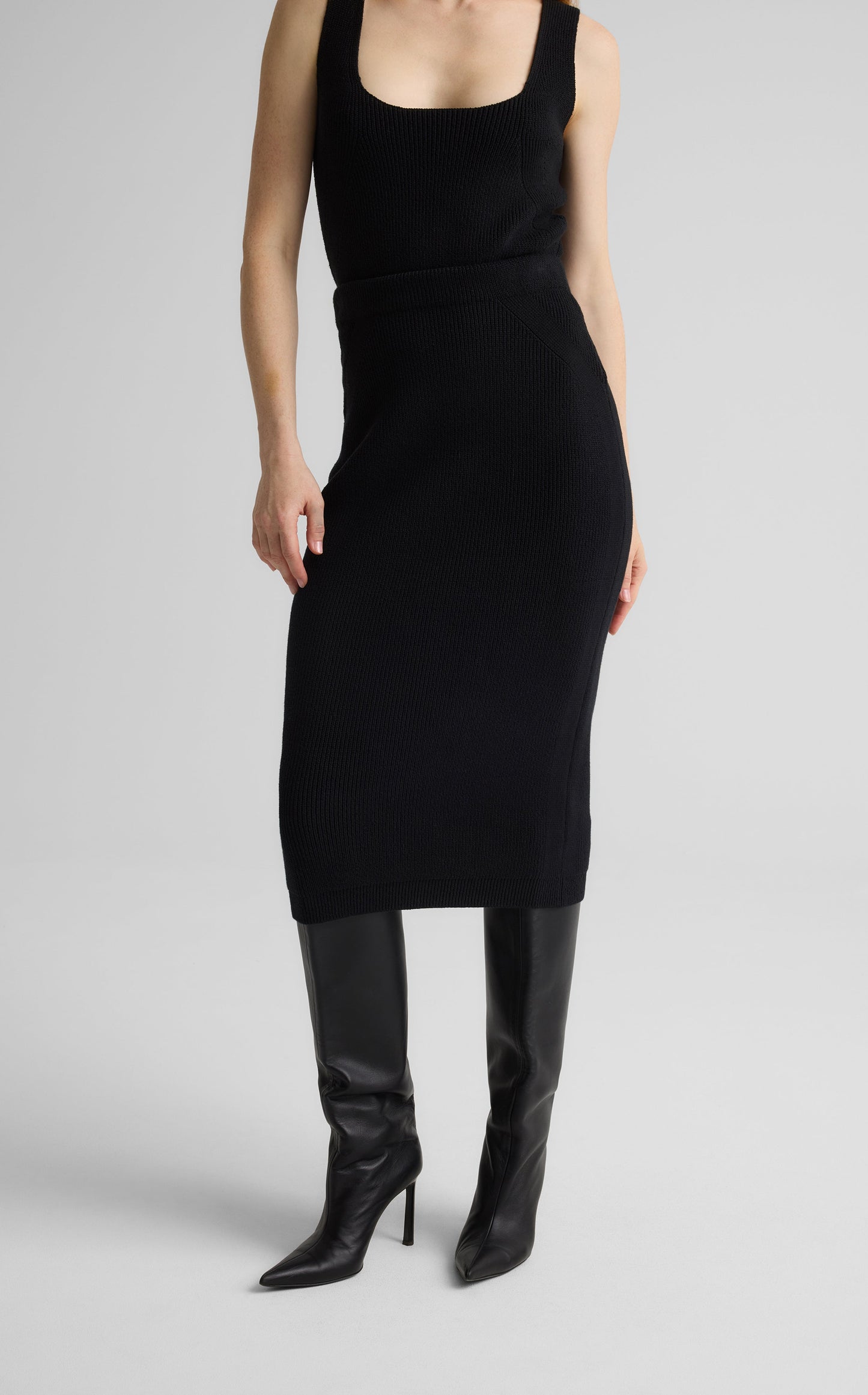 Rhea Skirt in Redondo Rib Knit