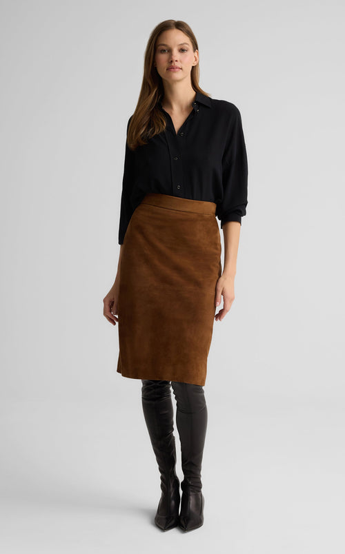 Andi Skirt in Suede