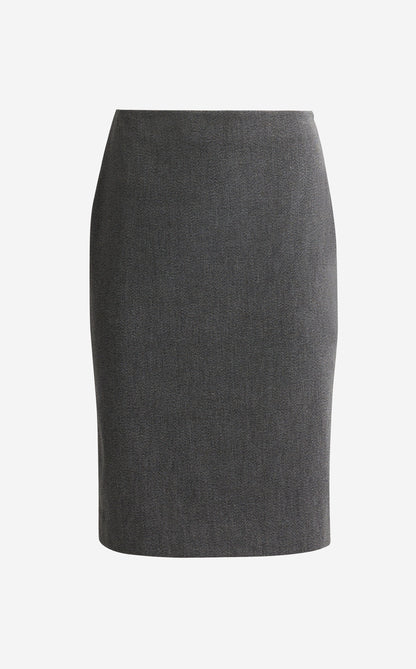 Sylvia Skirt in Stretch Twill Suiting